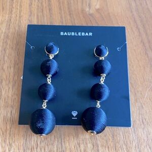Baublebar Black 3 Tier Earrings